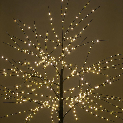 Drzewko świecące zewnętrzne / choinka z lampkami 600 led 150 cm