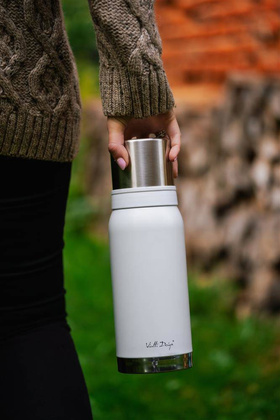 Termos turystyczny 1L FUORI biały 27619