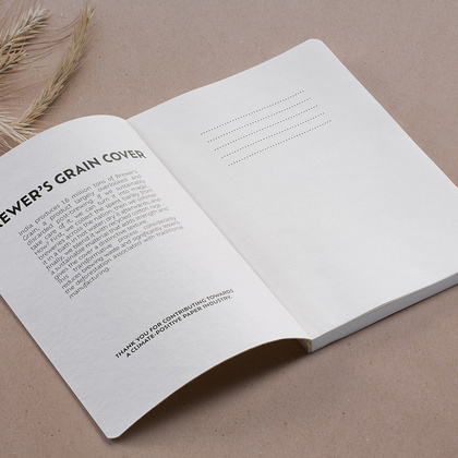 Chaucer Notatnik A5 z papieru recyklingowego 80 gsm