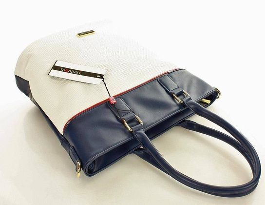 MONNARI Funkcjonalna torba shopper bag granatowy - min. zamówienie 20 / 50 / 100 szt.