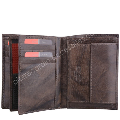 Portfel męski skórzany PIERRE CARDIN FOSSIL TILAK12 331 RFID Popiel