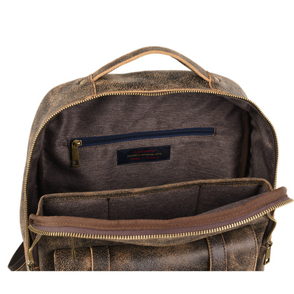 Uniwersalny plecak skórzany vintage Canaletto P450s285