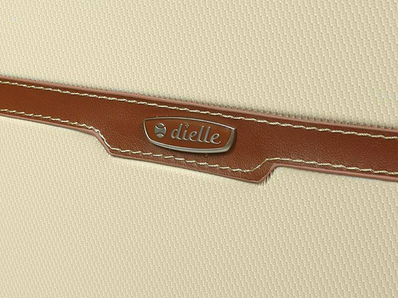 Mała kabinowa walizka DIELLE 160 Beżowa