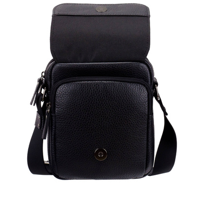 Mała męska torba Canaletto – skóra groszkowana, klapka na magnes TM130