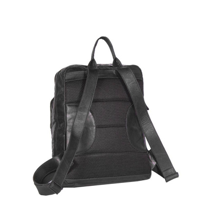 Plecak z miejscem na smartfon, tablet oraz laptop Heren Czarny - min. zamówienie 20 / 50 / 100 szt.