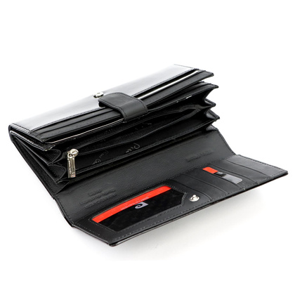 Portfel damski skórzany PIERRE CARDIN 05 LINE 102 Fioletowy