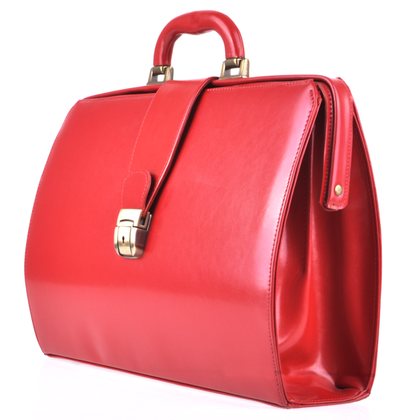 Teczka damska skórzana KEMER B 836/DW Czerwona