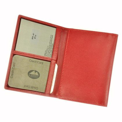 Etui na dokumenty skórzane 879-47 RFID Czarny