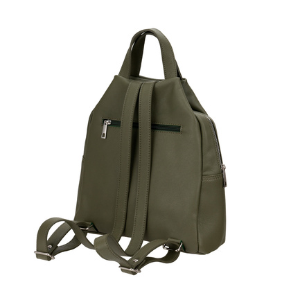 Damski plecak skórzany Canaletto z tłoczeniem plecionki – elegancja i funkcjonalność na co dzień P420s46t6