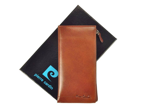 Portfel męski skórzany PIERRE CARDIN PSP01 8847 Czarny