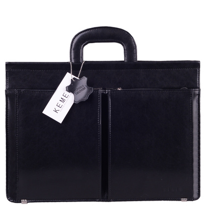 Teczka męska skórzana KEMER B 635/DW Czarny