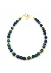 Bransoletka CHRYZOKOLA POPRAWA NASTROJU 925