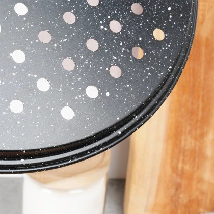 Forma do pizzy granitowa perforowana 28 cm