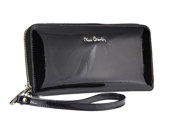 Portfel damski skórzany PIERRE CARDIN 02 LEAF 119 Zielony