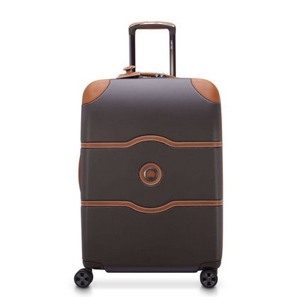 Delsey Chatelet Air 2.0 Średnia twarda brązowa walizka na kółkach 66 cm