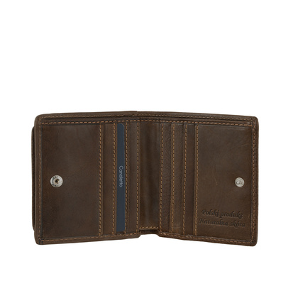 Skórzany męski portfel Canaletto z piekiełkiem – funkcjonalność i styl na co dzień PM1008s232