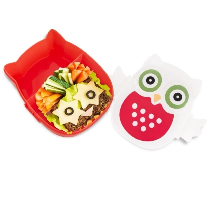 Pojemnik śniadaniowy sowa na śniadanie sałatkę