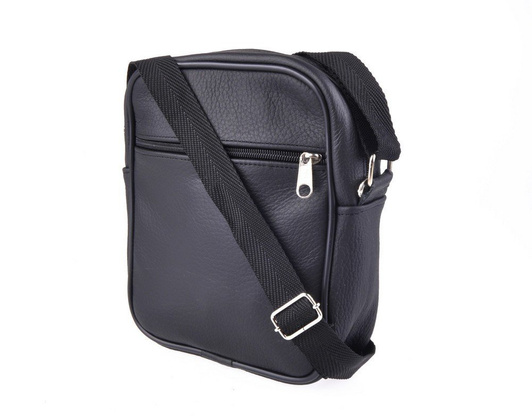 Torba skórzana KEMER T009 Czarna - min. zamówienie 20 / 50 / 100 szt.