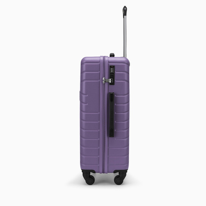 Średnia walizka PUCCINI MALAGA ABS027B 7B Fioletowa