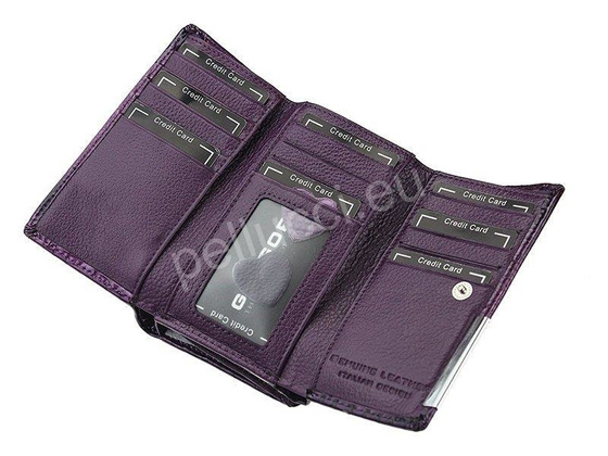 Portfel damski skórzany PELLUCCI GF108 Czarny