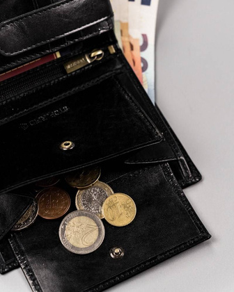 Skórzany portfel męski na karty