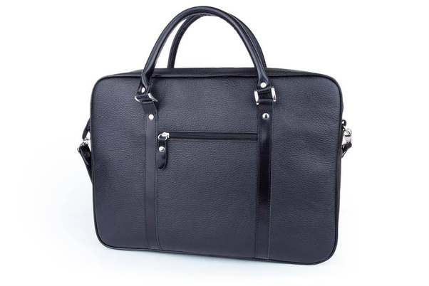 Skórzana torba na ramię B-872/GR