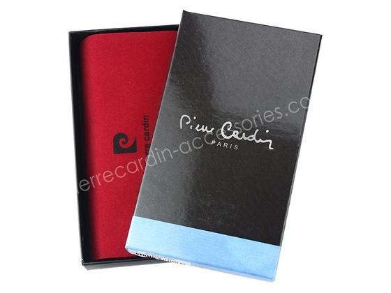 Portfel damski skórzany PIERRE CARDIN 04 PLANT 116 Czerwony