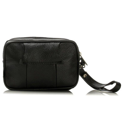 Saszetka skórzana KEMER SOLIER ML25 Czarna - min. zamówienie 20 / 50 / 100 szt.