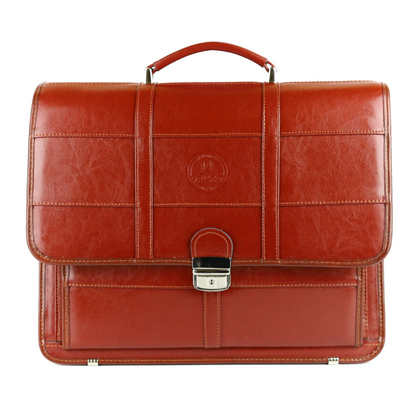 514 Teczka męska pasy - koniak KEMER