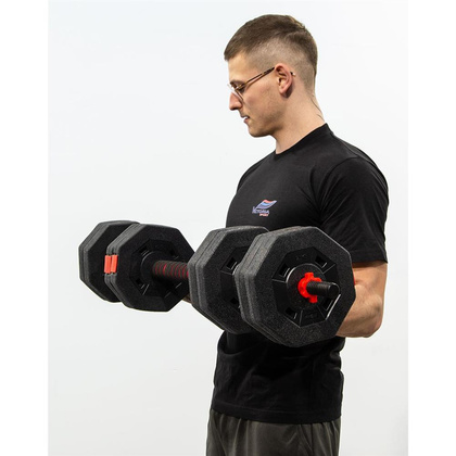 Hantla kompozytowa kettlebell 4W1 15 KG Eb Fit
