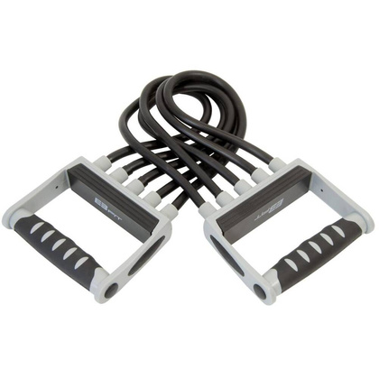 Ekspander gumowy 5 żyłowy z rączkami ABS Eb Fit