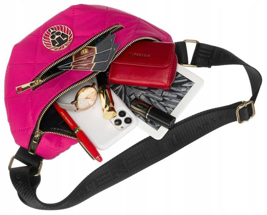 Stylowa nerka damska ze skóry ekologicznej