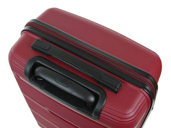 Mała kabinowa walizka DIELLE 170 Bordowa