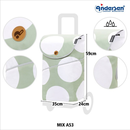 Wózek za zakupy ANDERSEN Scala MIX 112-333-A53