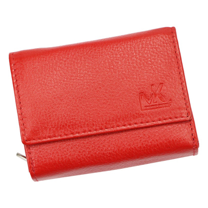 Skórzany męski portfel Money Kepper CN-1103 niebieski