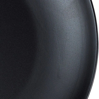 Talerz ceramiczny czarny obiadowy płytki na obiad SOHO 26,5 cm