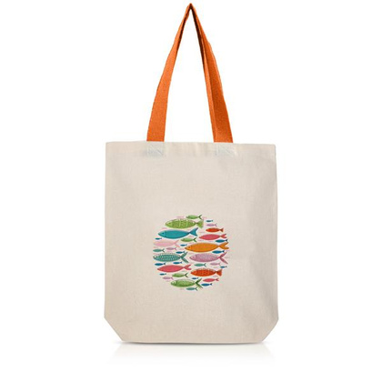 180g 100% Torba bawełniana z długą rączką