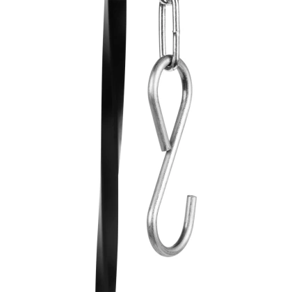 Trójnóg żelazny stojak na kociołek grill wiszący