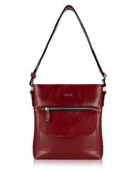 Skórzana torba damska Perea FL20 bordowa - min. zamówienie 20 / 50 / 100 szt.