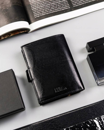 Duży portfel męski zapinany na zatrzask