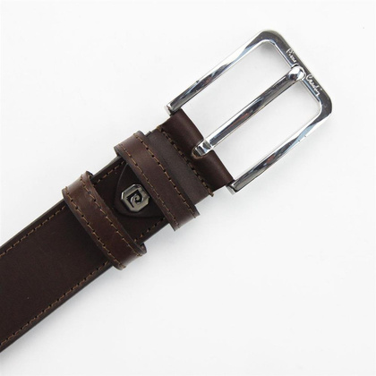 Pasek męski skórzany PIERRE CARDIN PSN 6207 Niebieski