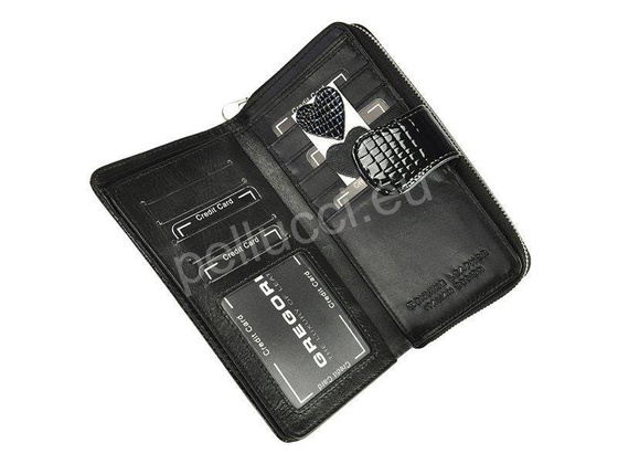 Portfel damski skórzany PELLUCCI GF116 Czerwony