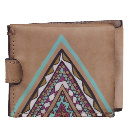 Portfel damski skórzany KEMER P18 Brązowy - min. zamówienie 20 / 50 / 100 szt.