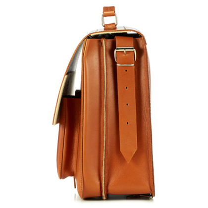 Duża torba skórzana 3w1 KEMER VOOC Vintage P43 Ruda