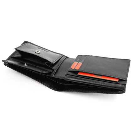 Portfel męski skórzany PIERRE CARDIN YS604 8806 Czarny