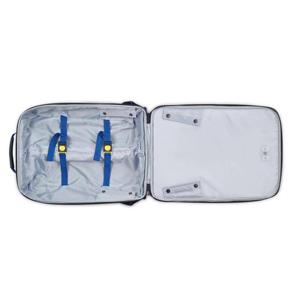 Delsey Parvis Plus 2 w 1 grafitowy plecak i torba na laptopa 55 cm 17.3"