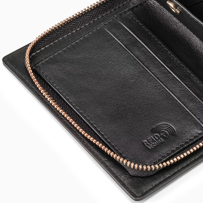 Portfel damski skórzany PUCCINI ZEN ZN9186 1 Czarny