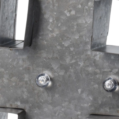 Lampka lampa ścienna LED metalowa naścienna hashtag