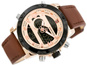 ZEGAREK MĘSKI NAVIFORCE - NF9097 (zn043e) - brown/rosegold