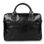 Skórzana torba męska na ramię laptopa 15,6" czarna - Pavone Nero Siena 2379 BL
